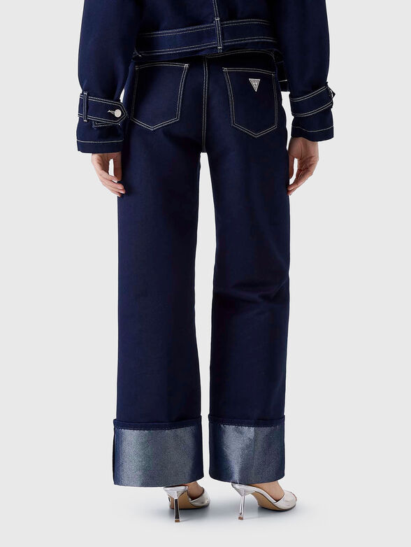 Jeans with turned-up cuffs  - 1