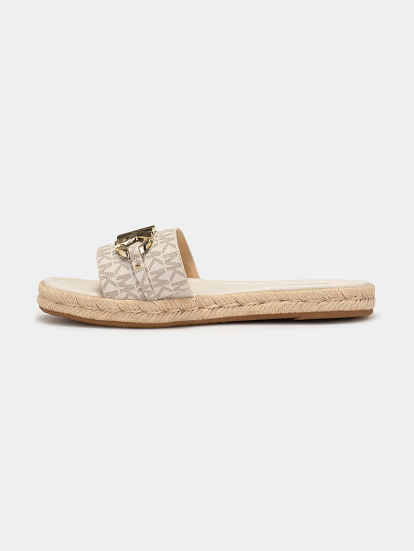 IZZY slides in brown color - 4