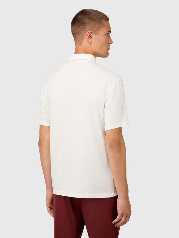 Short sleeved cotton polo shirt - 3