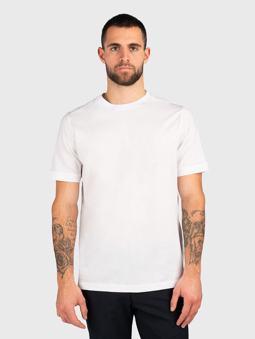 Cotton T-shirt in beige color 