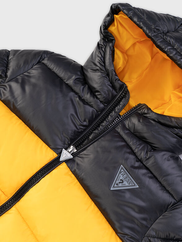 Padded jacket with quilted effect - 2