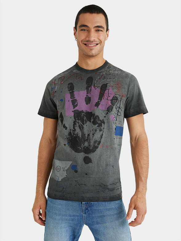 ROY t-shirt with abstract print - 1
