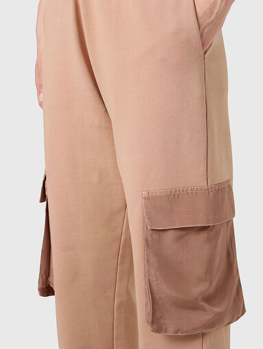 Cotton cargo trousers - 4