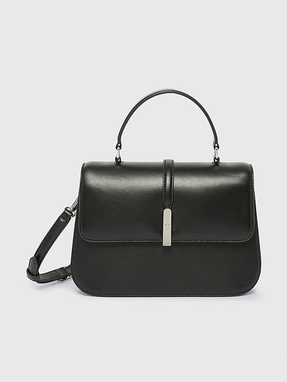 Leather bag with removable long strap - 1