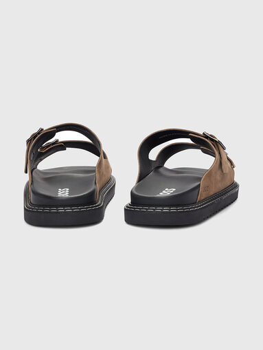 CLIFF sandals with suede details - 4