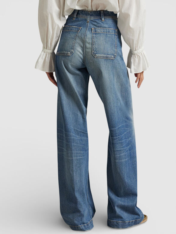 Blue jeans with washed effect - 2