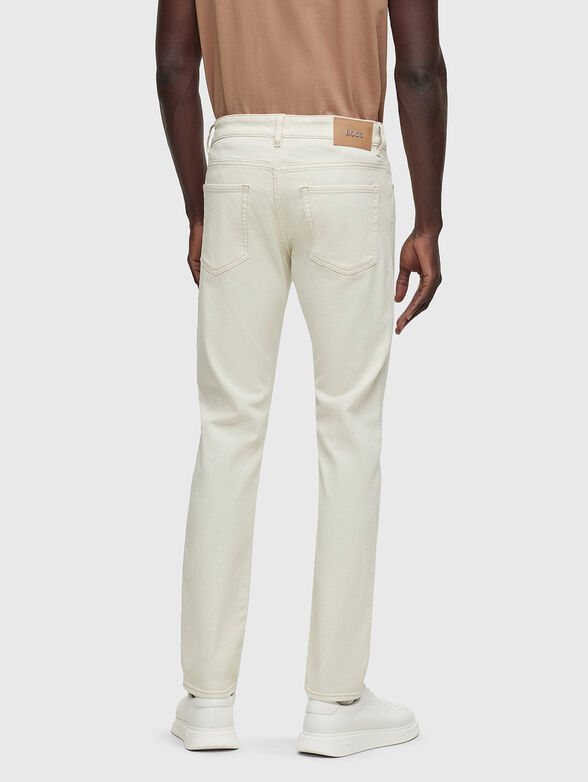 Slim-fit ecru jeans - 2