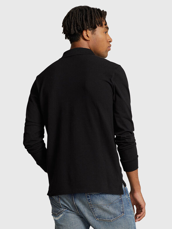 Cotton long sleeve Polo-Shirt  - 3