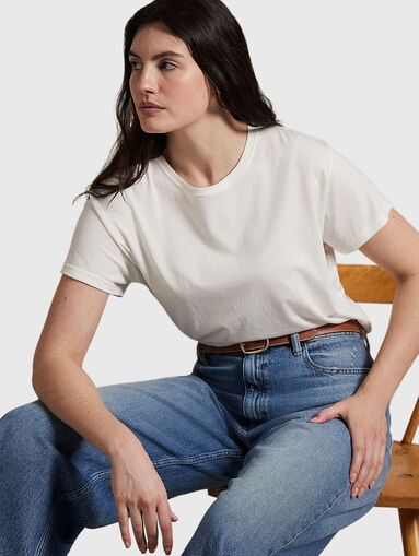 T-shirt with embroidered logo - 5