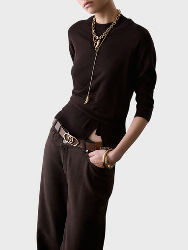 Wool blend sweater - 4