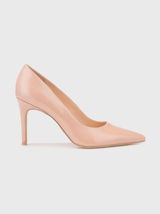 Heeled leather shoes - 1