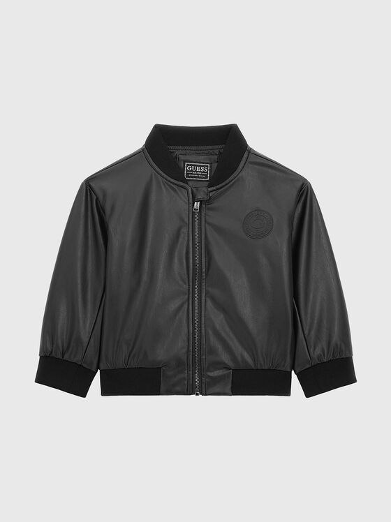 Bomber jacket from eco leather - 1