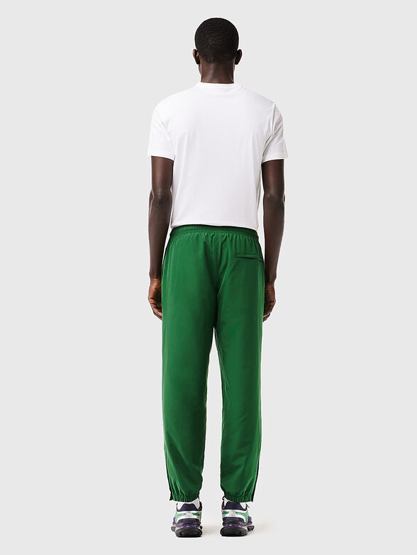 Green logo sweatpants - 2