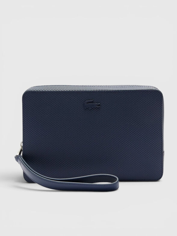 Small leather bag with saffiano effect - 1