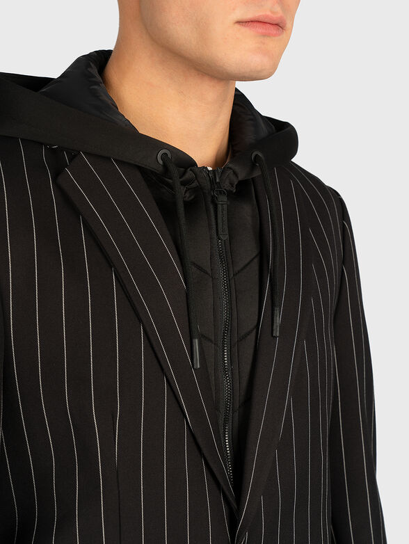 Blazer with removable vest with hood - 2