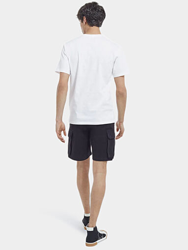 Blue T-shirt with embroidery - 5