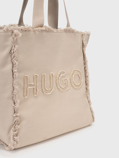 BECKY TOTE bag with logo accent - 4