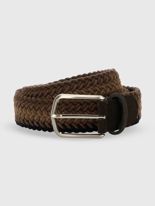 Braided belt made of wool blend  - 1