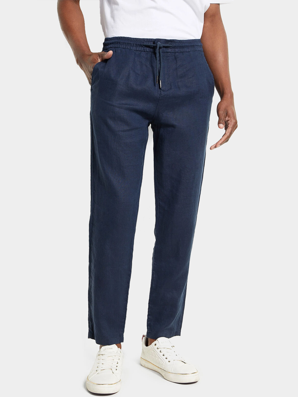 Guess linen pants new arrivals