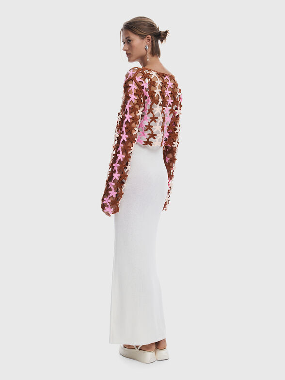 2-in-1 midi dress with removable top - 2