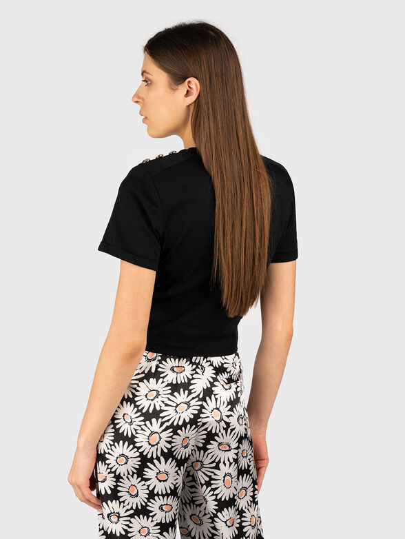 Short T-shirt with logo - 3