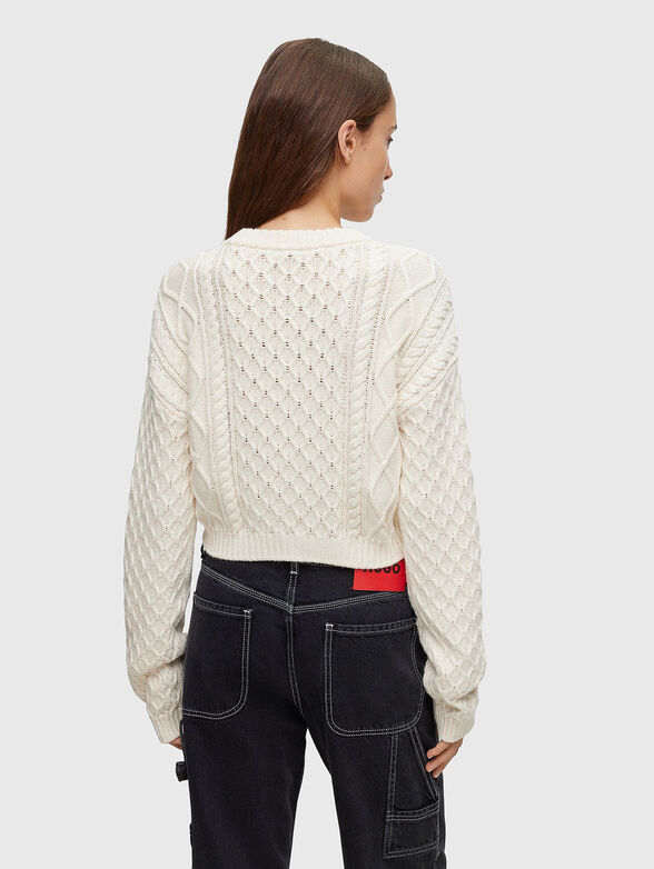 Cotton blend sweater - 3