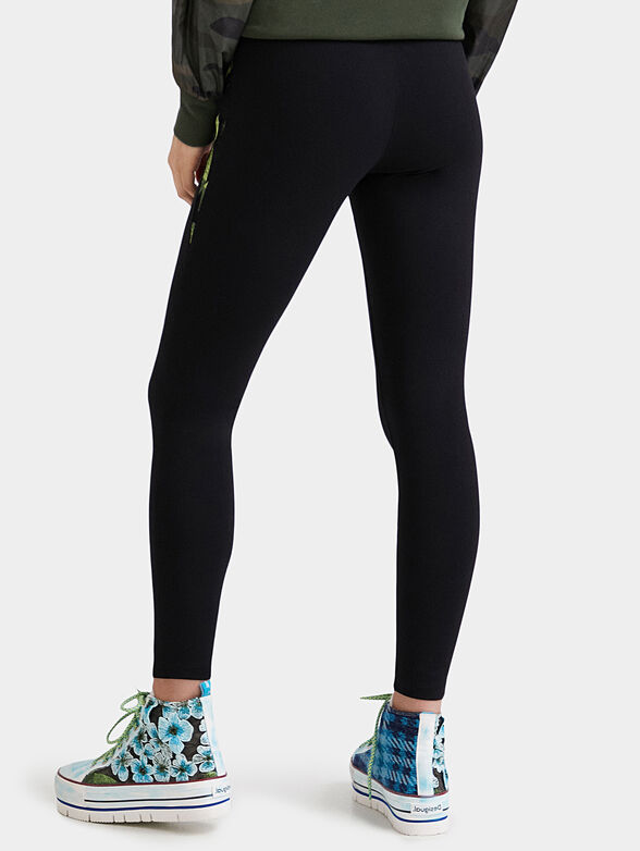 JANE leggings with floral embroidery - 2