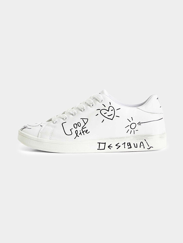 Unisex sneakers with drawings - 1