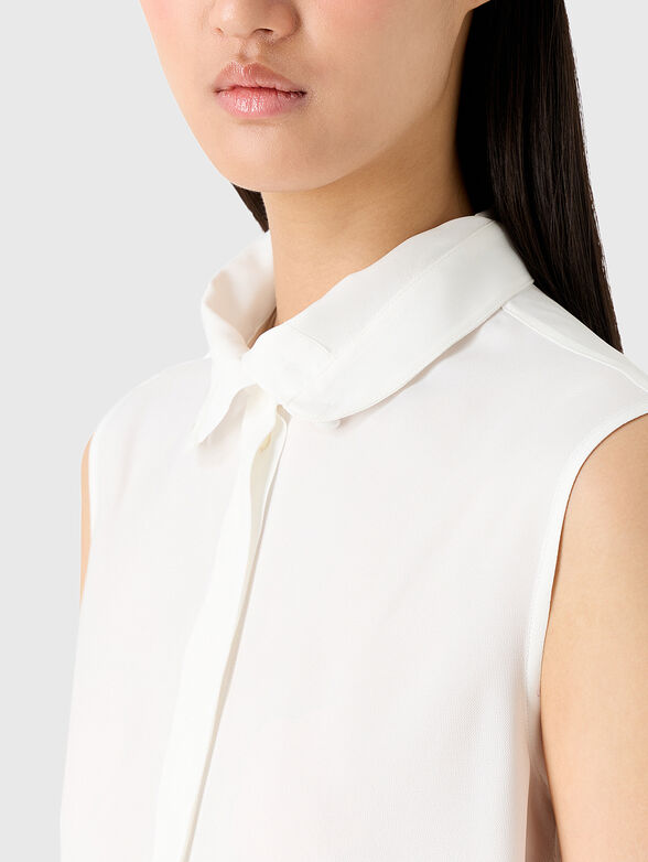 White sleeveless shirt  - 4