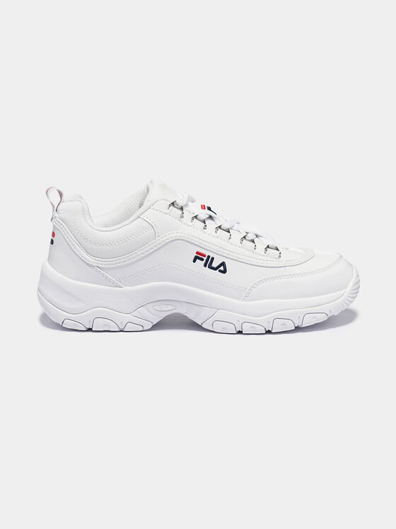 Бели маратонки с лакирано покритие STRADA F - 1