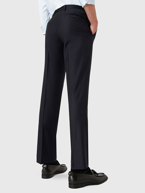 Black wool trousers  - 2