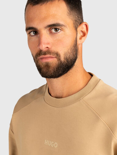 Cotton sweatshirt with pockets - 4