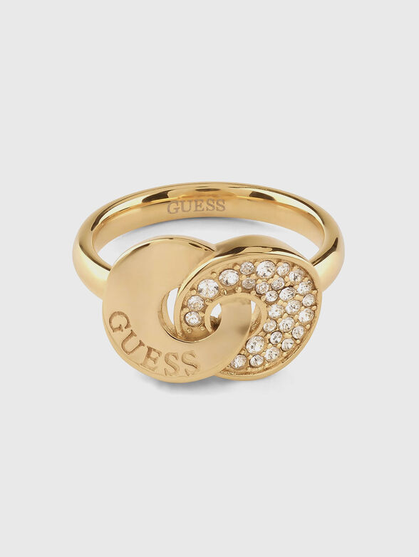 BLOOMING SUMMER ring with rhinestones - 1