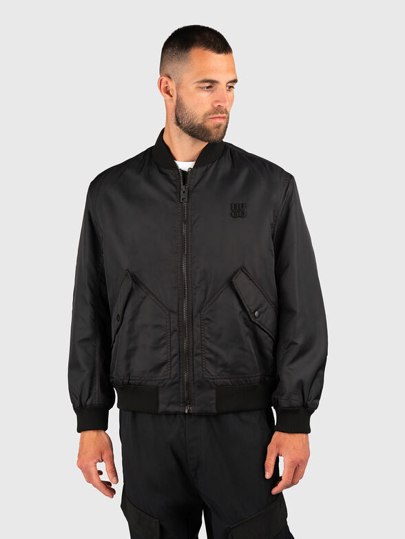 Bomber jacket with logo detail - 1