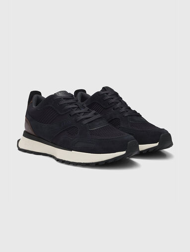 JONAH textile and suede sneakers - 3