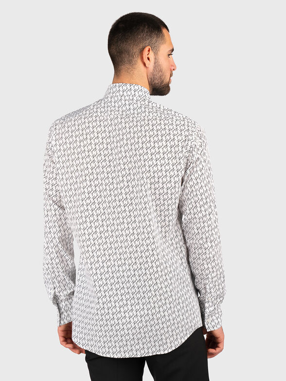 Shirt with monogram print  - 3