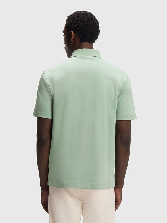 Short sleeved cotton polo shirt - 3