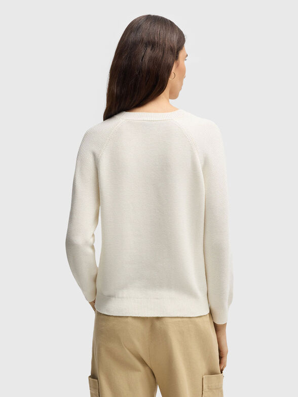 Knitted cotton sweater - 3