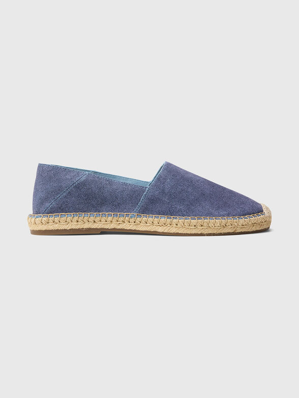 Blue suede espadrilles - 1