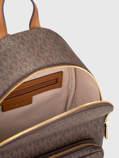 Backpack with gold details and logo - 5