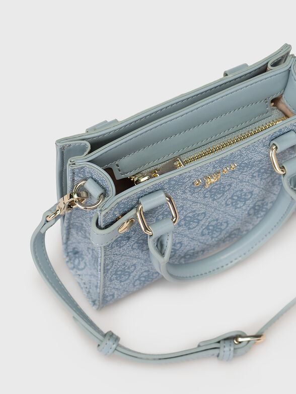Bag with logo accent in blue color - 6
