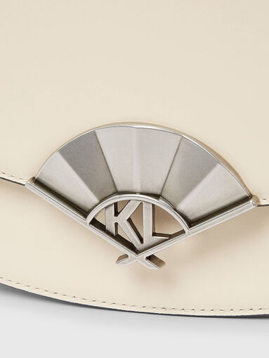 K/ARCHIVE FAN leather crossbody bag - 4