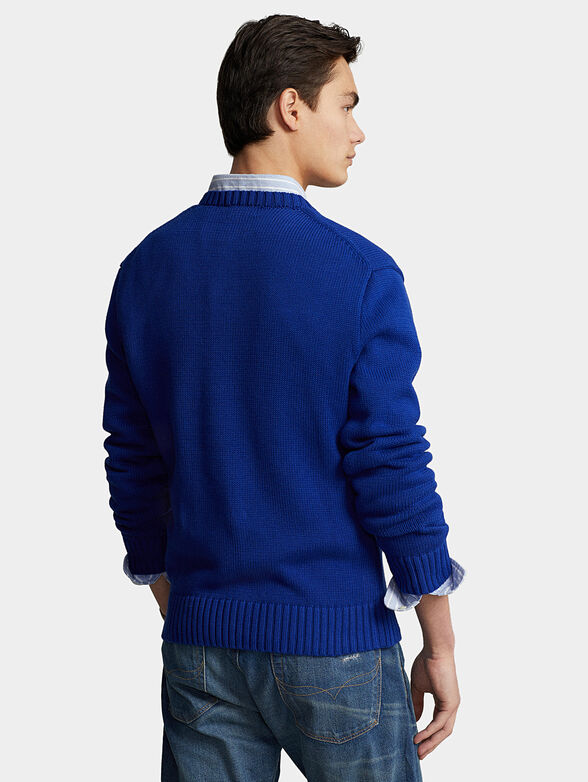 Cotton sweater with Polo Bear - 3