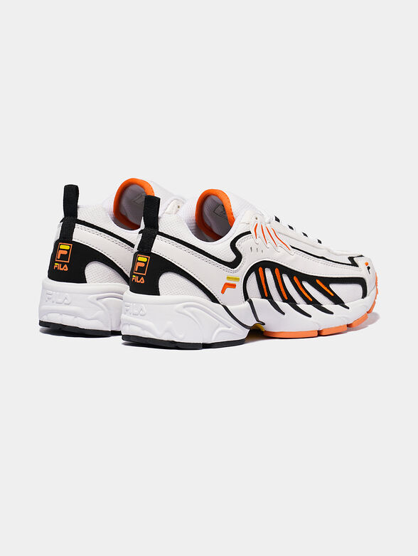 ADRENALINE White runners with orange details - 4