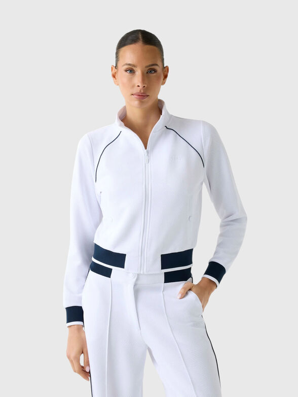 Sweatshirt with contrasting trim - 1