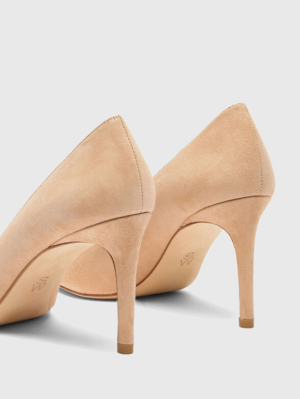 STUART POWER 85 beige high heeled shoes - 3