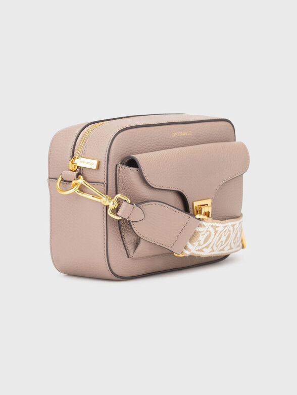 Crossbody bag with accent strap - 4