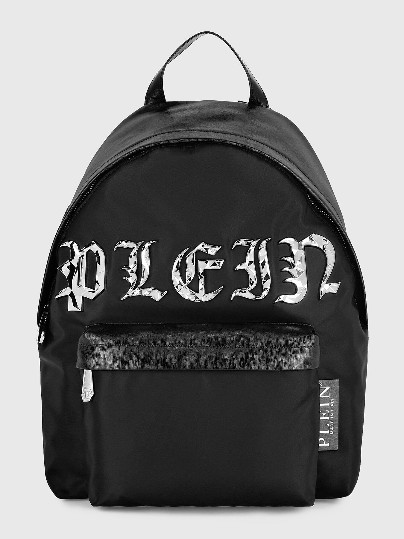 Logo-accent backpack in black brand PHILIPP PLEIN