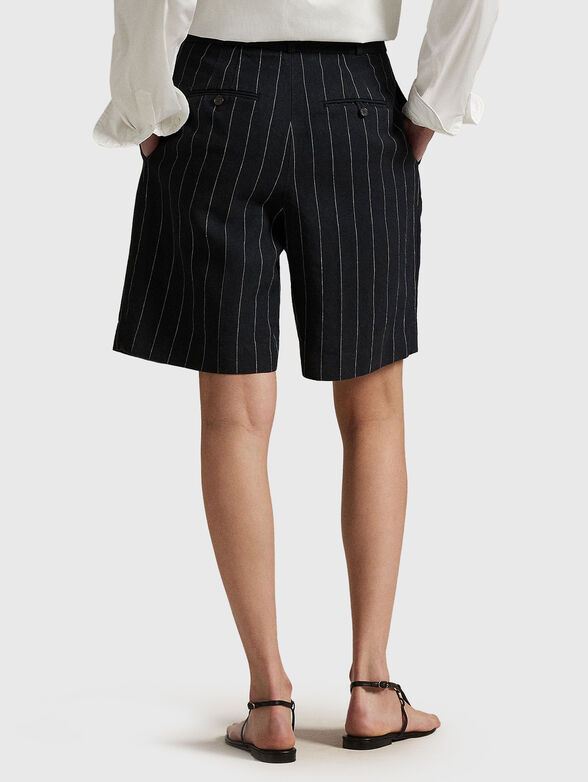 Micro striped woven bermuda shorts - 2