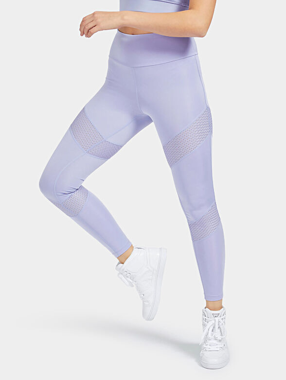 Leggings with mesh inserts - 1
